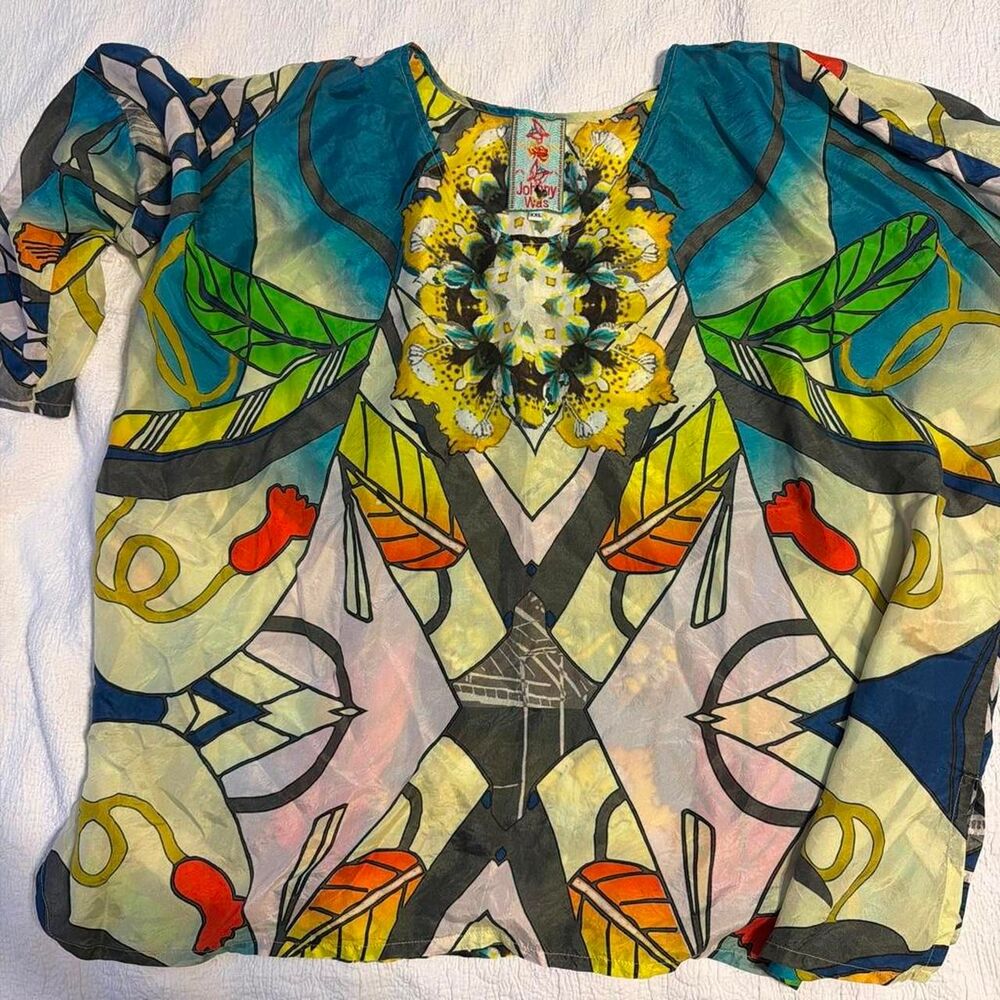 Johnny-was Women's Multi Blouse